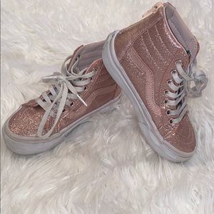 Girls SK8 Hi Glitter VANS ✨